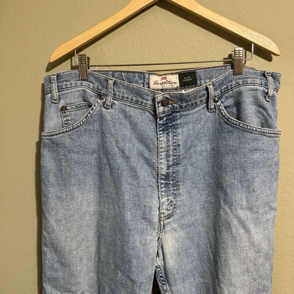 Levis Vintage Gray Tab Flex Jeans Soft 38 x 30 695 Rare